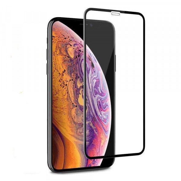 Wholesale HD Tempered Glass Full Edge Protection Screen Protector for iPhone 11 Pro Max (6.5in) / XS Max (Black Edge)